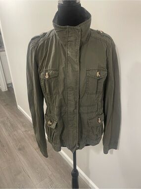 Arizona Jean Company Olive Green Utility Jacket